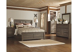 Ashley Furniture Juararo Queen Bed, Dresser, Mirror, Chest & Nightstand