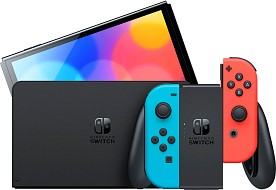 Nintendo OLED Switch Blue/Red w/ Game