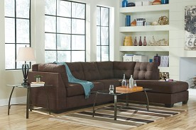 Ashley Furniture Maier Walnut Sectional With Right Chaise