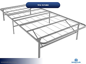 Mantua Rise Platform Base  - Twin XL (Silver)