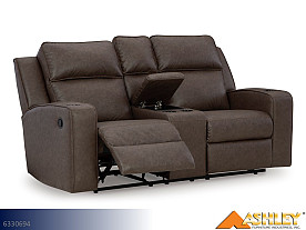 Ashley Lavenhorne Umber Motion Loveseat