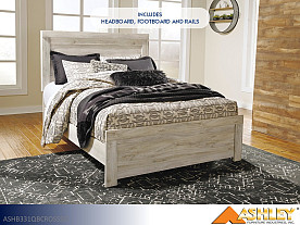 Ashley Bellaby Whitewash Bed (Queen)