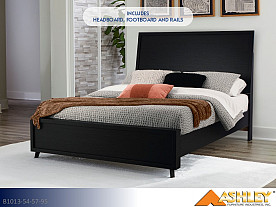 Ashley Danziar Black Bed (Queen)