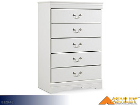 Ashley Anarasia White Chest (5-Drawer)