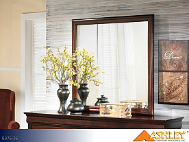 Ashley Alisdair Dark Brown Bedroom Mirror