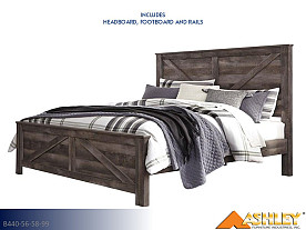 Ashley Wynnlow Gray Bed (King)