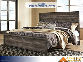 Ashley Wynnlow Gray Bed (King)