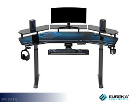 Eureka Aero Gaming Desk - 71" (Black)