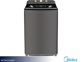 Midea Power Boost Agitator Top Load Washer - 4.1 Cu Ft (Metallic Gray)