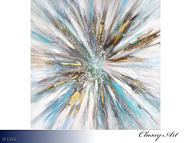 Classy Art Glass with Foil  Wall Art