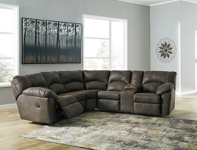 Ashley Furniture Tambo Canyon Two Piece Reclining Sectional