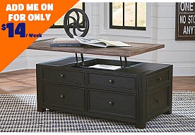 Ashley Furniture Tyler Creek Cocktail & 2 End Tables