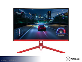 Westinghouse Curved Monitor - 27" Screen (Red)