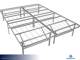 Mantua Rise Platform Base  - Queen (Silver)