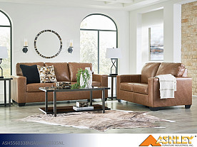 Ashley Bolsena Caramel Sofa and Loveseat (2 Piece Set)