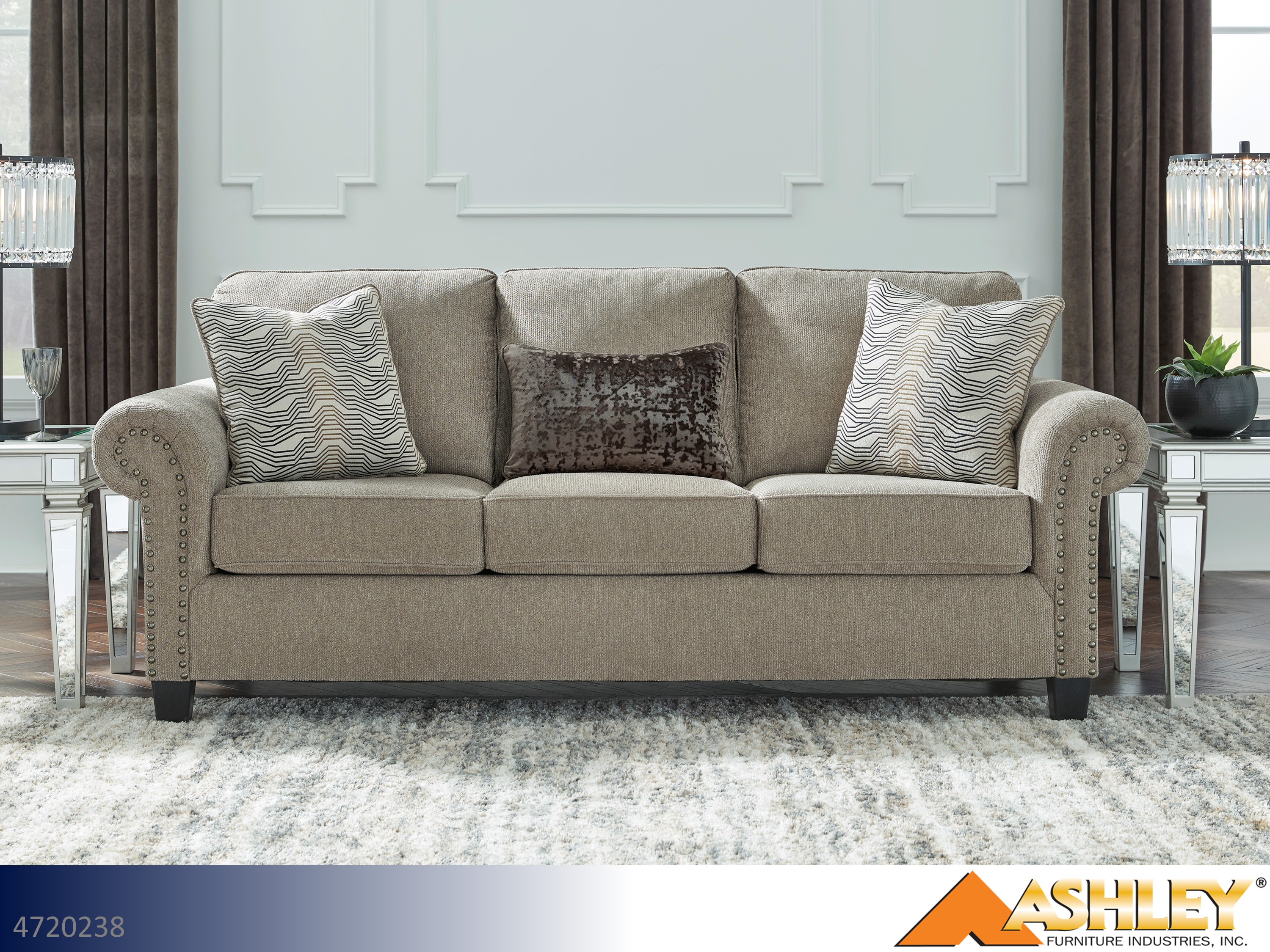 Photo inspiration: Gallery Detail: Ashley Shewsbury Pewter Sofa