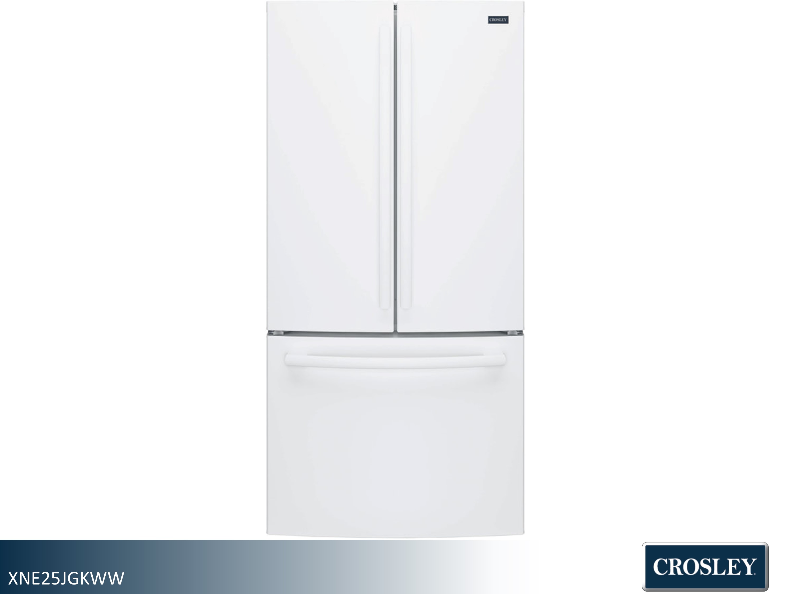 RT様 Crosley LED Lit French Door Refrigerator - 18.4 Cu Ft (Stainless