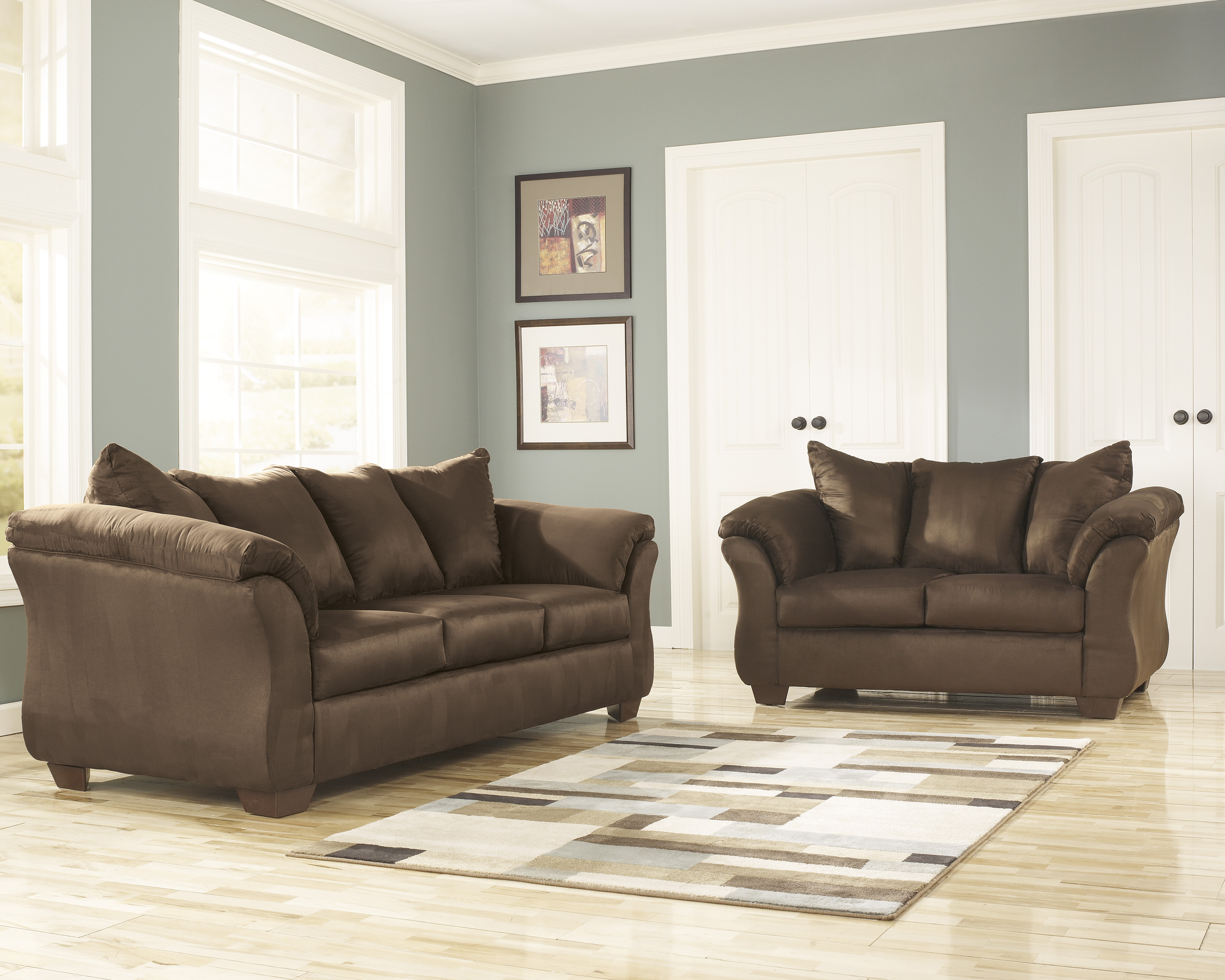Majik Darcy Cafe Sofa And Loveseat Rent To Own Furniture In