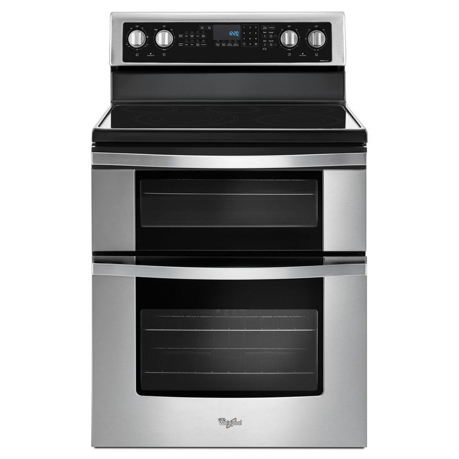 Majik | Whirlpool 6.7 Cu. Ft. Stainless Steel Double Oven Range | Rent To Own Appliances in Pennsylvania