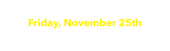 Countdown to Majik's Black Friday! Friday, November 25th
