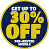 GET UP TO 30% OFF PRE-RENTED MODELS