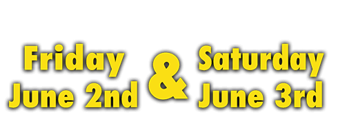 Food! Games! Giveaways fun! Friday June 2nd: 12pm - 7pm & Saturday June 3rd: 10am - 3pm